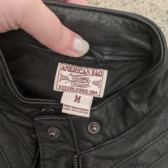 Vintage Leather Jacket - Picture 3 of 4